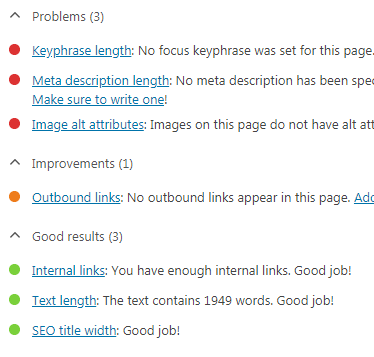 yoast seo dots
