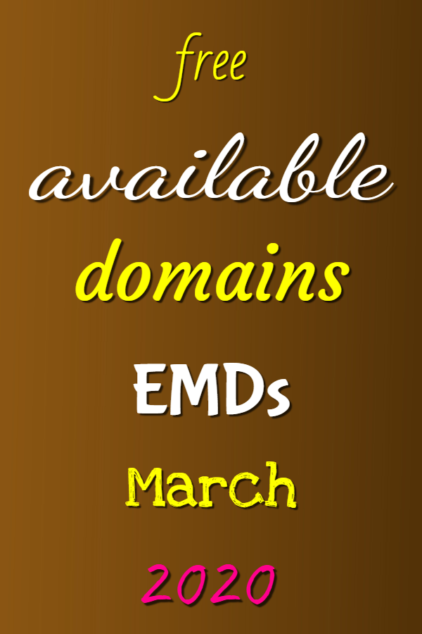 available EMD domains
