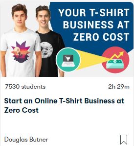 skillshare online tshirt business